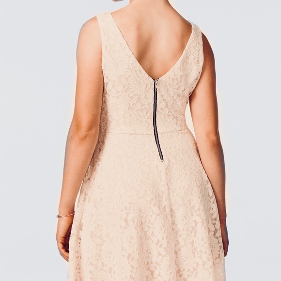 Pink Lace and Stones Prom Homecoming Dress sz S - Picture 2 of 8